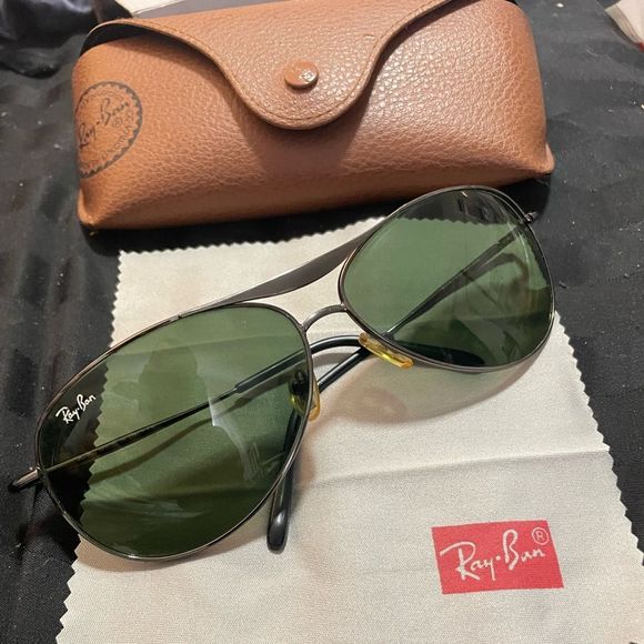 Vintage Rare Ray-Ban RB 8015 Shooter Driver Aviator - Picture 10 of 11